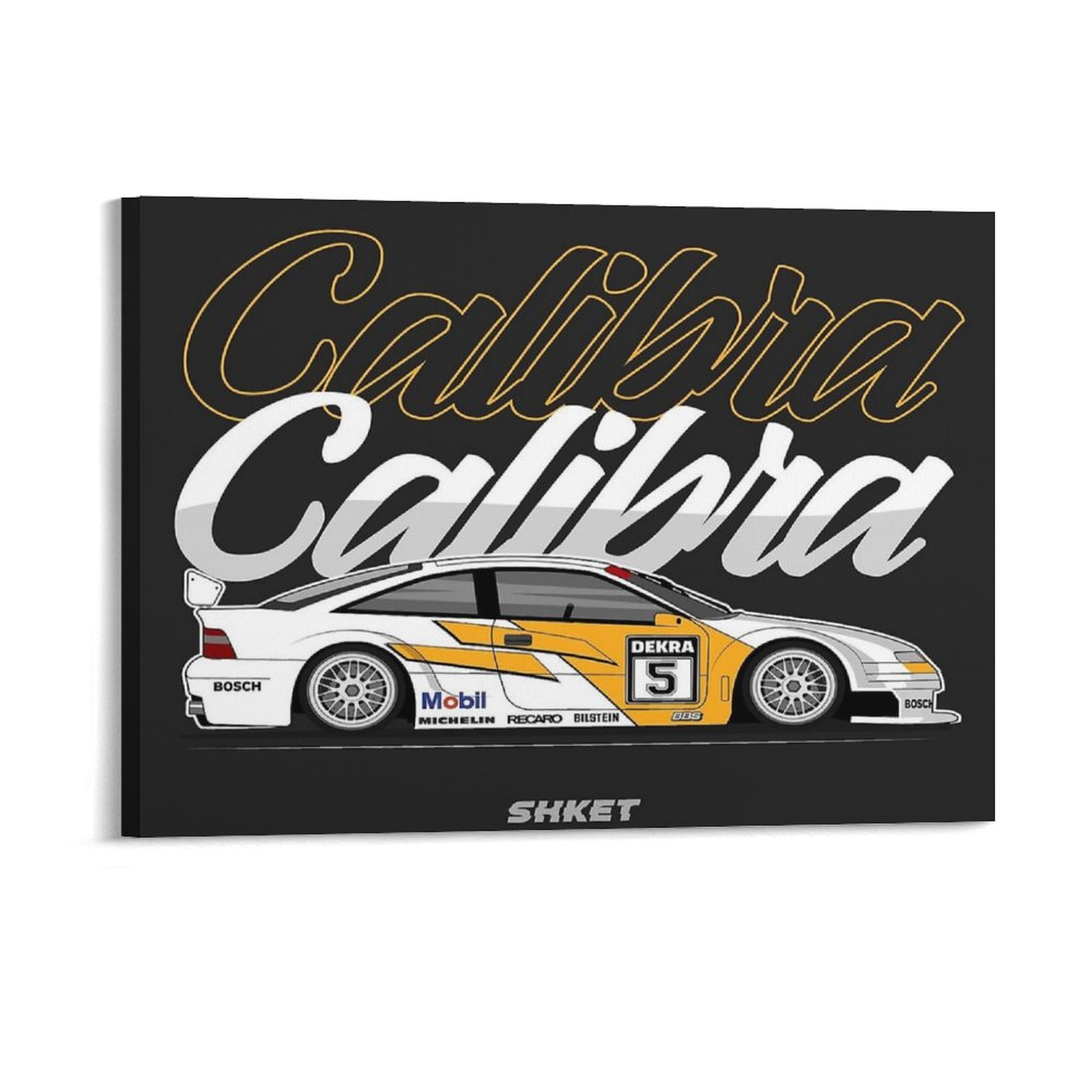 Car Mirror - Opel calibra dtm carro de corrida