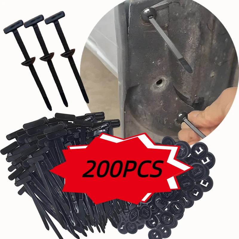 Car Cable Organizer - 5-200 Peças Abraçadeiras de Nylon Reforçadas