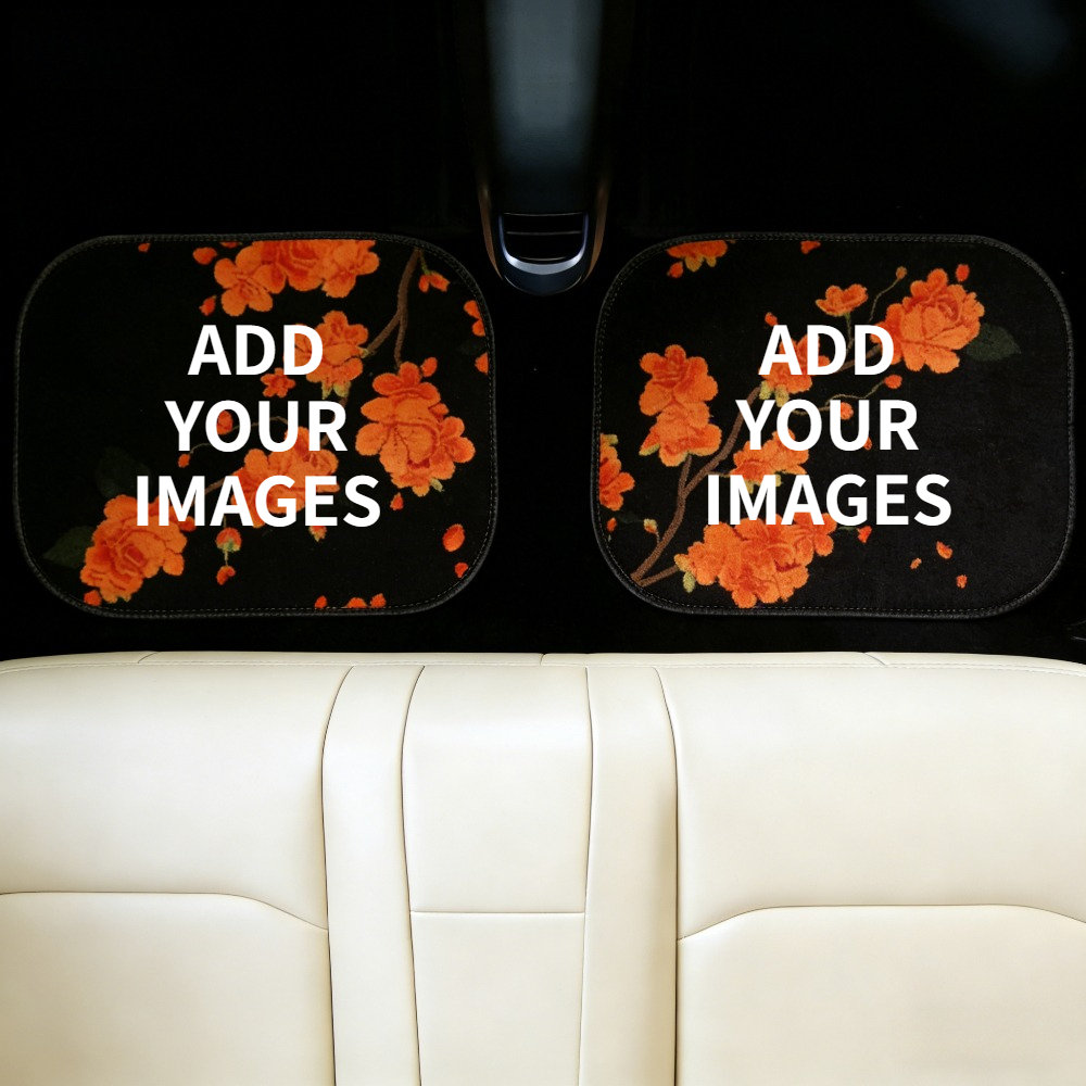 Car Floor Mat - 1 conjunto/2 conjuntos de tapetes personalizados