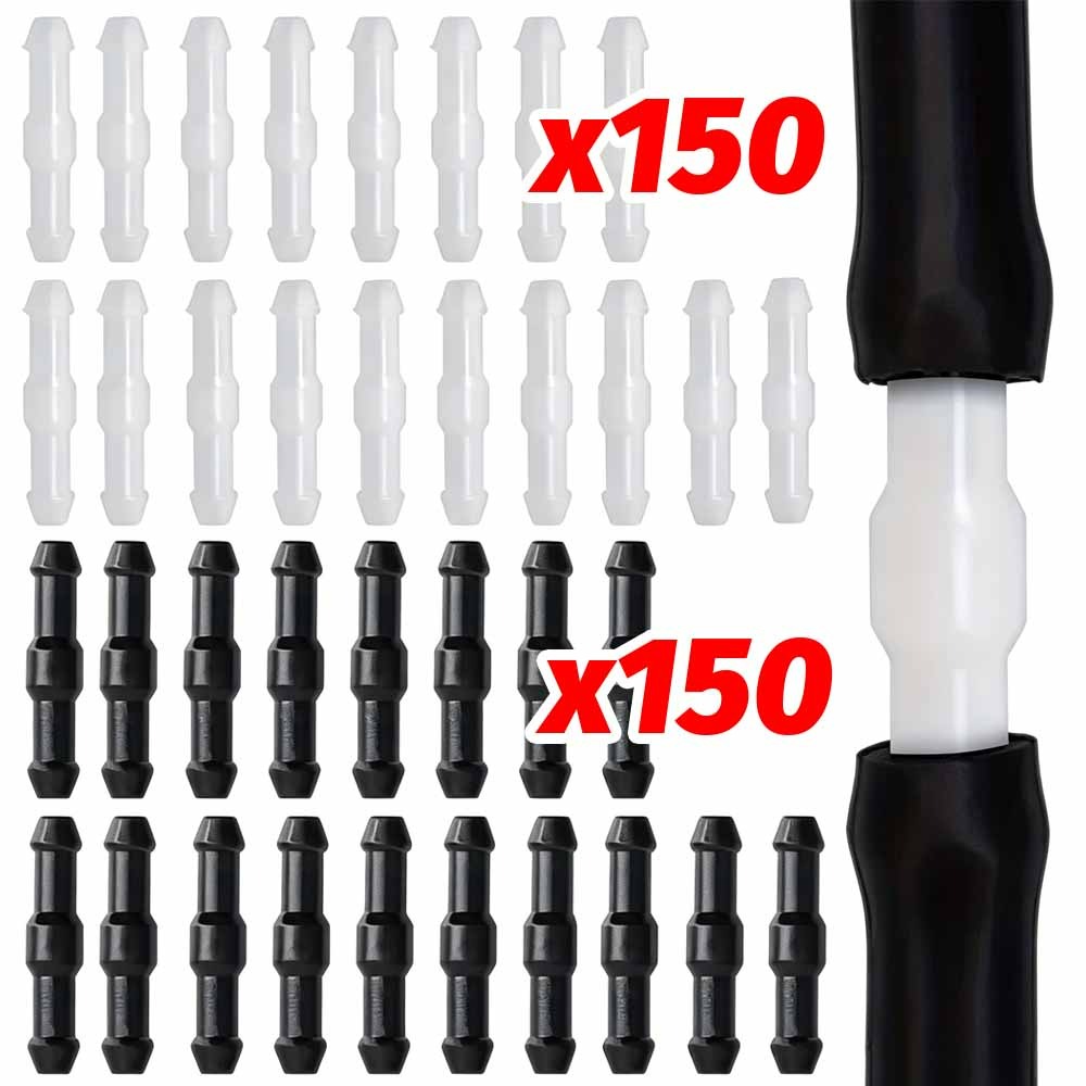 Conector Reto Preto+Branco par - Car Wiper avaliação e preço