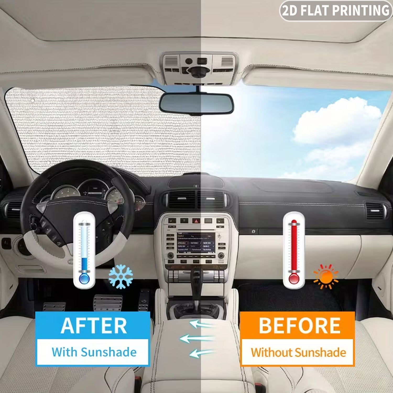 1 unidade de Protetor Solar Un - Windshield Sun Shade avaliação e preço
